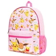 thumbnail image 1 of Mochila escolar Pokemon Kids Pikachu Eevee Pokeball Pink, 1 of 6
