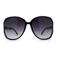 thumbnail image 2 of Mod Womens Exposed Lens Thick Chain Arm Butterfly Sunglasses Black Smoke, 2 of 4