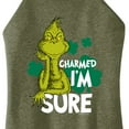 thumbnail image 3 of The Grinch - Charmed I'm Sure - Juniors High Neck Tank Top, 3 of 5