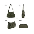 thumbnail image 3 of Deago Canvas Messenger Bag Large Hobo Crossbody Bag with Multiple Pockets Shoulder Tote Bag for Women and Men (Green), 3 of 9