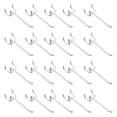 thumbnail image 1 of Wosthever Gancho de pared perforado de 20 piezas, repuesto de tablero perforado para supermercado, accesorios para teléfono, soportes para Decoración del hogar Blanco, 1 of 6