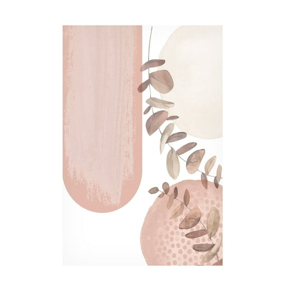 Trademark Fine Art Sally Ann Moss boho pink 2 Canvas Wall Art