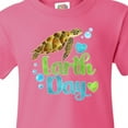 thumbnail image 4 of Inktastic Earth Day Sea Turtle and Hearts Youth T-Shirt, 4 of 5