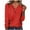 Red, variant on Scyoekwg Womens Shirts Womens Long Sleeve Tops V-Neck Button Up Tops Solid Color Fall Clothes Vintage Casual Lightweight Loose Blouses