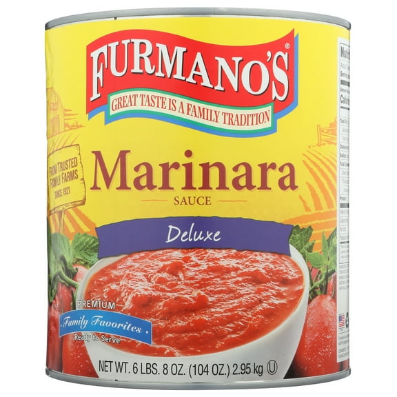 (Pack of 6) Furmano Pasta Marinara Sauce 104 Oz