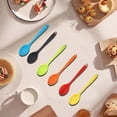 thumbnail image 1 of Cucharas de silicona,Cucharas mezcladoras de silicona antiadherentes y resistentes al calor,Cuchara de cocina multicolor,herramienta fácil de limpiar,Utensilio para hornear para servir a, 1 of 10