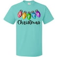 thumbnail image 3 of Inktastic Merry Christmas Rainbow Holiday Lights T-Shirt, 3 of 5