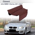 thumbnail image 3 of Cubierta de Consola Central del Automóvil con Bolsa de Almacenamiento para BMW Serie 5 2011-2017 Rojo 1 Par, 3 of 7