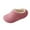 Pink, variant on Slippers for Women Waterproof Winter Warm Soft Cozy Fuzzy Indoor Outdoor Striped Slip-On House Slippers