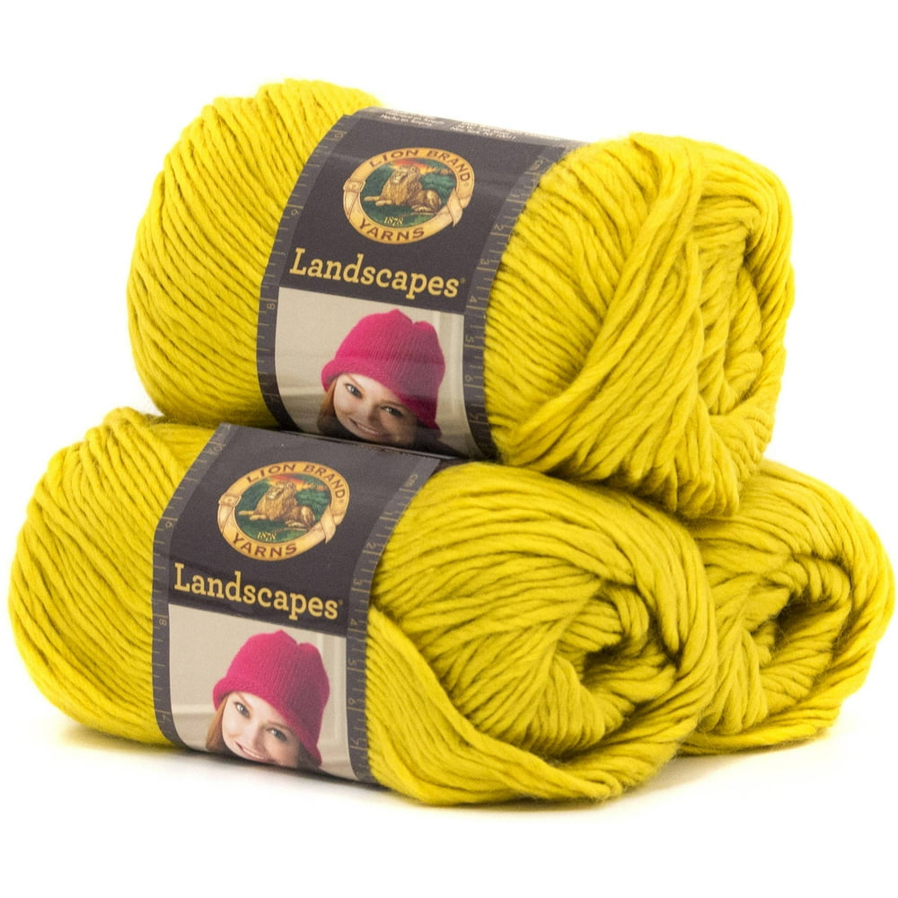 Lion Brand Yarn Landscapes 3Pack 100 Percent Acrylic Fashion Yarn