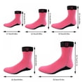 thumbnail image 5 of Aosijia 3mm Water Socks Beach Socks Diving Wetsuit Socks Sand Socks for Water Sports Outdoor Activities Black M, 5 of 9