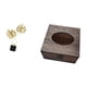 thumbnail image 5 of Figura Decorativa De Hoja De Hierro Y Organizador De Cajas De Pañuelos De Madera Para Escritorio, Armario, Baño, Coche, Hogar. Regalo Ideal Para Inauguración De Casa. Adorno Coleccionable., 5 of 8