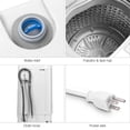 thumbnail image 6 of Portable Compact Washing Machine 1.34 Cu.ft Spin Washer Drain Gray, 6 of 10