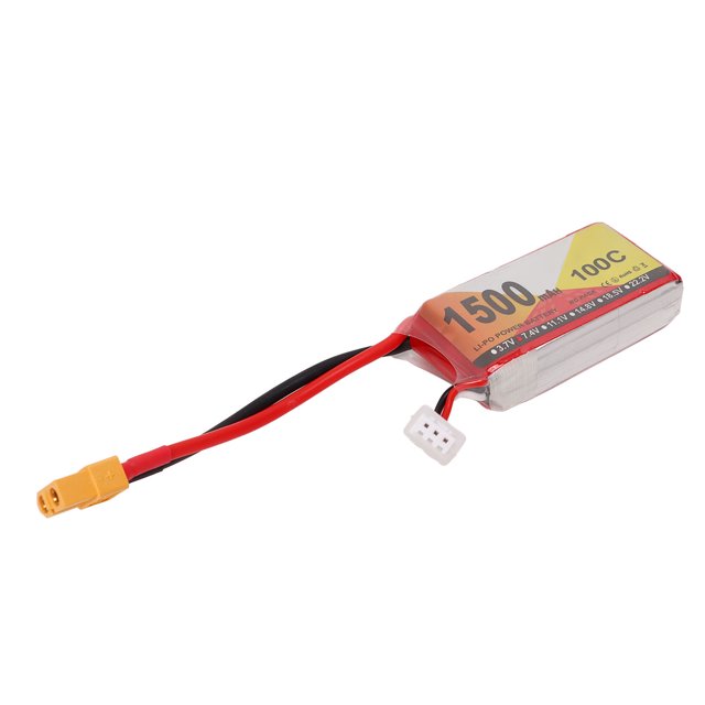 Batería LiPo 100C, XT60 Plug 1500mAh 2S Batería LiPo RC Segura Para Hombres Y Mujeres Para Exteriores