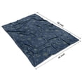 thumbnail image 4 of Dark Blue Star Moon Sun Pattern Blanket,Comfortable Soft Lamb Wool Throw Blanket,All Season,Warm Lightweight Blankets for Sofa Bed Couch Living Room Chair,40"x50", 4 of 4
