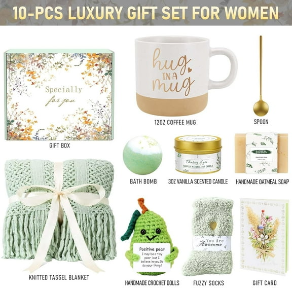 Self Care Gift Set for Women - Relaxation & Wellness Package