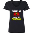 thumbnail image 3 of Inktastic Pickleball Women's V-Neck T-Shirt, 3 of 5