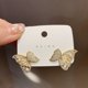 thumbnail image 1 of Pendientes de mariposa con circonitas Joyas para mujer Pendientes de estilo literario Pendientes sencillos y elegantes, 1 of 6