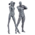 thumbnail image 3 of Dibujo de Figuras para Artistas, Modelo de Figura de Acción Articulada, Modelo de Figura de Dibujo Pequeña, Figura de Stop Motion para Dibujar B, 3 of 5