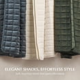 thumbnail image 6 of EVERGRACE Pearl Velvet Quilt Set King Size, Luxurious Soft Velvet Comforter Set, Lightweight Oversized Bedspread Coverlet, Box Stitch Quilted Bedding Sets for All Season, with 2 Shams, Ivory White, 6 of 8