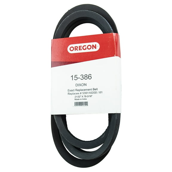 Oregon 15-386 PTO to Deck Belt 21 32" x 78 3 16" Dixon Pix 539116200 6111