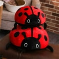 thumbnail image 3 of WYZCTTD Cute Plush Toy Soft Ladybug Ladybird Insect Hold Doll Pillow, Sofa Bed Decorations, Holiday Decorations (Red,15.7 inch), 3 of 6