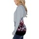 thumbnail image 3 of Sudaderas con capucha Onlypuff FloGray para mujer, sudadera con capucha anudada 3XL, 3 of 5