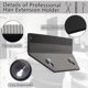 thumbnail image 4 of Soporte para ExtensióN de Cabello, 4 Piezas, Colgador de ExtensióN de Cabello AcríLico, Soporte de ExtensióN PortáTil, Estante de Almacenamiento para Peluca, ExtensióN de Cabello, 4 of 4