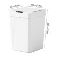 thumbnail image 3 of Dvkptbk Trash Can Three-Mode Sensor Trash Can Touchless Sensor Trash Can 13 Litersmall Capacity Trash Can with Lid Sensor Kitchen Bin Recycling for Kitchen/Living Room/Office Kitchen Accessories, 3 of 9