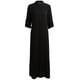 thumbnail image 3 of Mujeres Retro Long Maxi Vestido Elegante Sexy Señoras Larga Manga Collar Larga Línea Split Soli MABOTO Vestido Maxi, 3 of 7