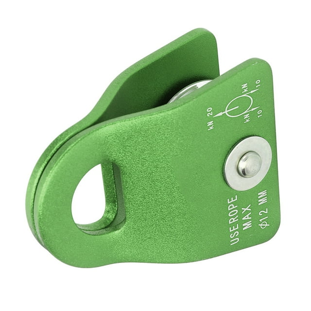 Polea de Escalada de Aluminio Bling Bling 20 KN Placa Lateral de Descenso