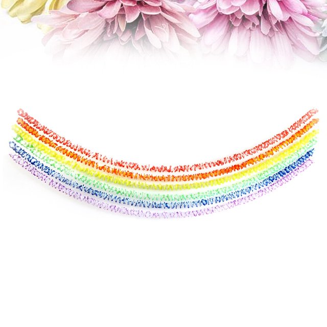 unbranded 6Ud Guirnalda De Flores Multi Para Fiesta Hawaiana Tropical Luau De Tela Duradera