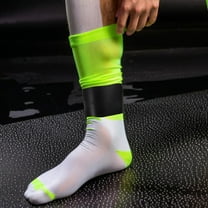 OULII 1 Pair Of Soccer Shin Brace Silicone Bands Anti-Slip Sock Covers Sports Ankle Guards Comfortable Shin Brace Football Training Elastic Leg Guard Straps For Matches