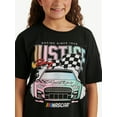 thumbnail image 3 of Justice Girl's NASCAR X Justice Collab Oversized Tee, Sizes XS - XLP, 3 of 6