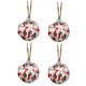 thumbnail image 3 of Yuarrent 16 Uds. De bolas colgantes de otoño, bolas colgantes envueltas en tela, adornos colgantes de otoño para decoración de fiesta de Acción de Decoración del hogar Yuarrent HA037762-00, 3 of 6