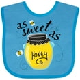 thumbnail image 3 of Inktastic As Sweet As Honey Boys or Girls Baby Bib, 3 of 4