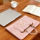 thumbnail image 5 of Funda para portátil, bolsa de almacenamiento para computadora, maletín, bolsa de transporte, funda con tapa, compacta Rosa, 5 of 8