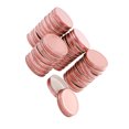 thumbnail image 1 of Bewildely 12 Uds. Tapas de tarro de conservas de boca ancha de 70mm tapas de almacenamiento de sellado tapas de repuesto Cocina y Comedor rosa dorado, 1 of 6