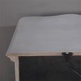 thumbnail image 6 of FOA Pappa Glam 3-Piece Silver Wood Bedroom Set - King + 2 Nightstands, 6 of 7