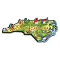 thumbnail image 1 of Imán coleccionable del estado de Carolina del Norte Artwood de Classic Magnets, 1 of 1