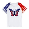 thumbnail image 4 of GERsome Toddler Boys Girls American Flag T-Shirts 4th of July Short Sleeve Crewneck Tshirts, 13-14 Years, 4 of 4
