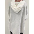 thumbnail image 2 of Sudadera SHEWIN para mujer, moda otoño 2024, botón 2XL, gris, 2 of 7