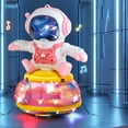 thumbnail image 2 of Jouet Éducatif Astronaute Interactif avec Roues Universelles Musique Intégrée et Lumières Colorées pour Jouer, 2 of 5