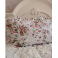thumbnail image 4 of Kolachic Country Rose Roses Pink Floral Print Pillowcases Vintage Ruffles Bedding Pillow Covers Cotton Fabric Material Standard, 4 of 5