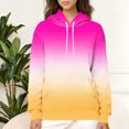 thumbnail image 7 of cocolona Hoodies for Women Winter Warm Fleece Hoodies Fashion Gradient Color Long Sleeve Pullover Sweatshirts, 7 of 7
