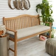 thumbnail image 5 of Sunbrella  Indoor/ Outdoor Bench Cushion 55" to 60", Corded Cast Horizon 60 in x 18 in x 2 in, 5 of 5