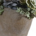 thumbnail image 4 of SAFAVIEH Faux 13 Inch Succulent Potted Plant, Grey, 4 of 5