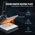 thumbnail image 5 of BENTISM Heat Press Machine, 15"x15" Swing Away T Shirt Pressing Machine Multifunction, High Pressure Heat Press Machine for T-Shirt, Power Digital Industrial Sublimation Printer, Black, 5 of 9