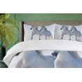 thumbnail image 3 of Duvet Cover Set, Galloping Noble Horses on Snow Covered Field Purity Animals, 3 of 6