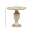 thumbnail image 5 of Madison Parc Garcia Ronde Table d'Appoint en Bois de Transition en Crème/blé, 5 of 5